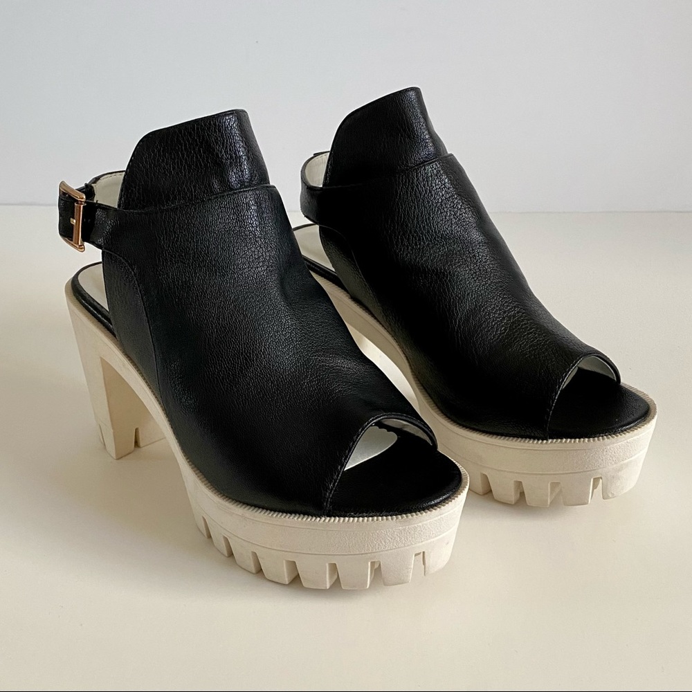 Chunky White Sole Platforms